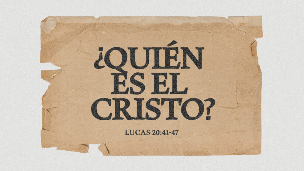 Lucas 20:41-47 